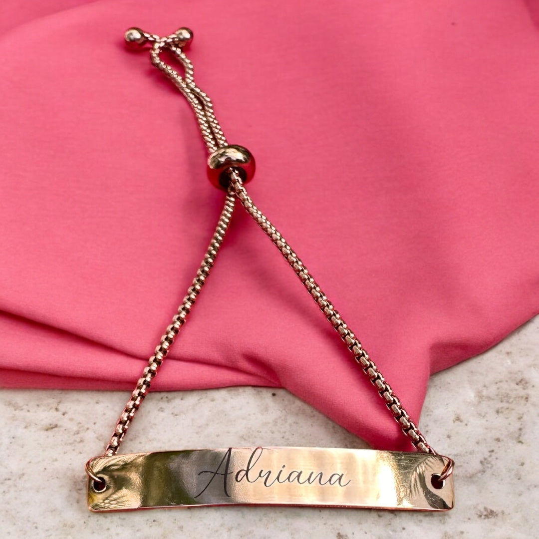 Pulsera Ajustable Grabada