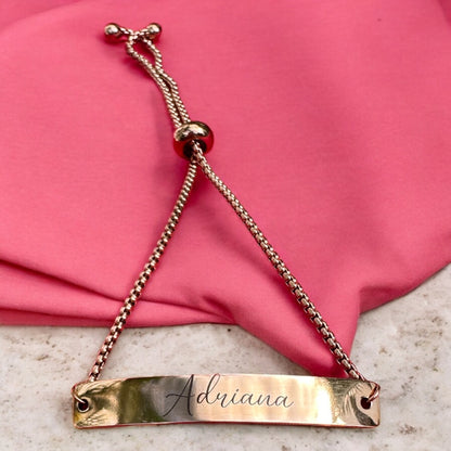 Pulsera Ajustable Grabada